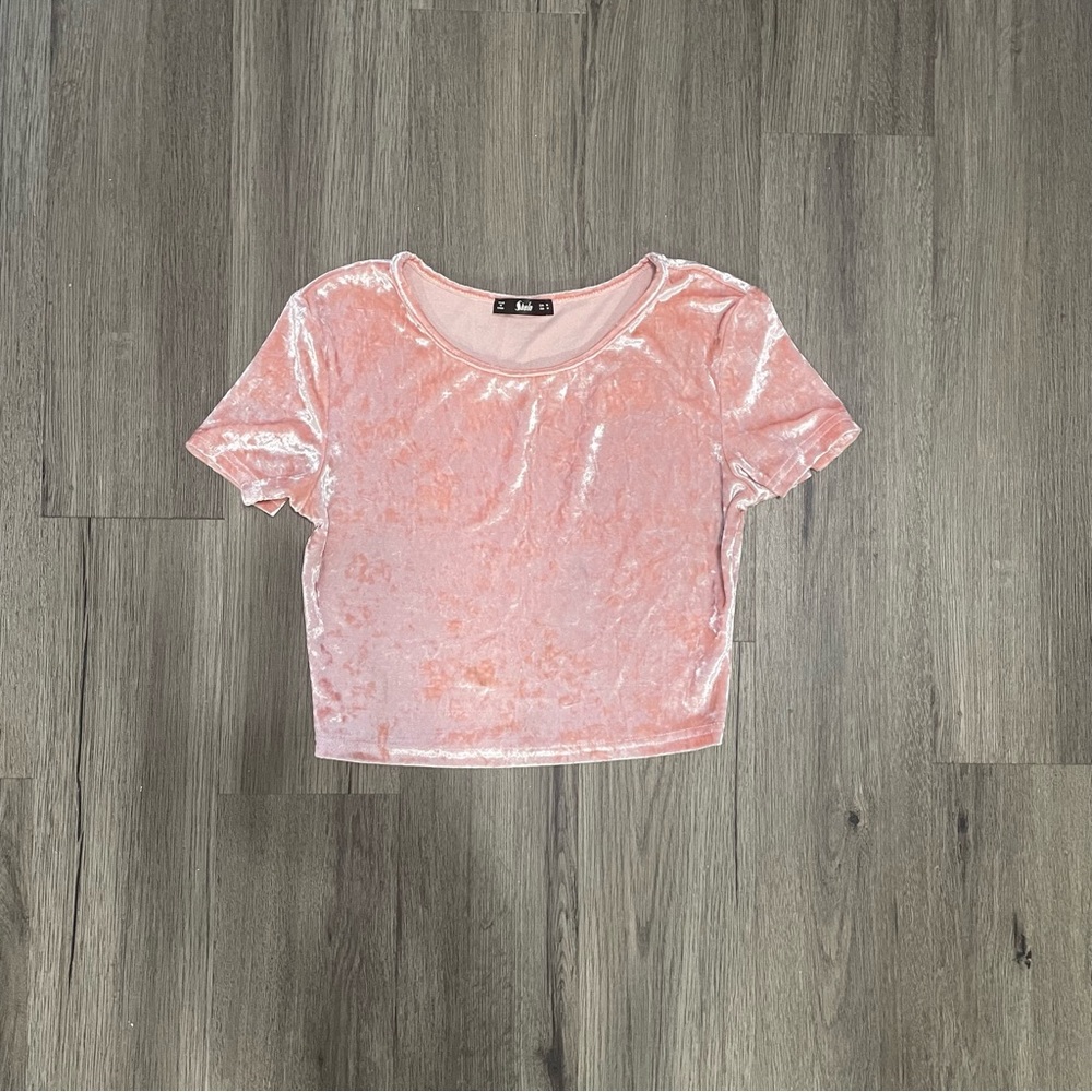Velvet Crop Top